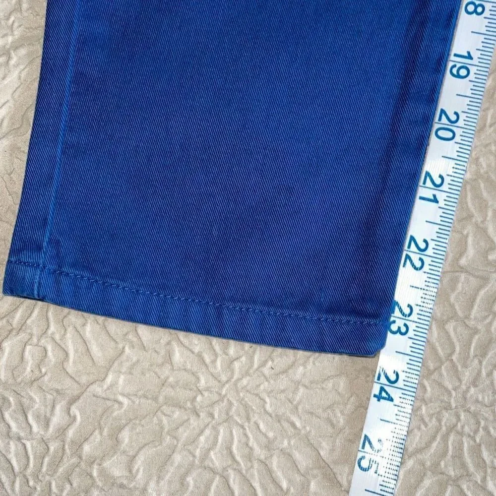 Anthropologie Sandrine Rose Womens Capri Jeans Cotton The Virgin Label‎ Blue 24